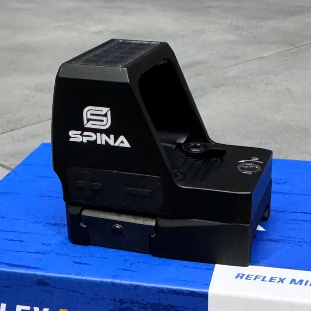 Прицел коллиматорный Spina Optics Scorner Pro 1x22x25 Tactical 3 MOA Solar Red Dot, IPX7 - изображение 5