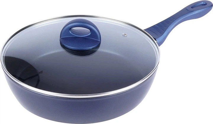 Patelnia Orion Diamant diamentowa nieprzywierająca ze szklaną pokrywką 28 cm (8592381082208) - obraz 3