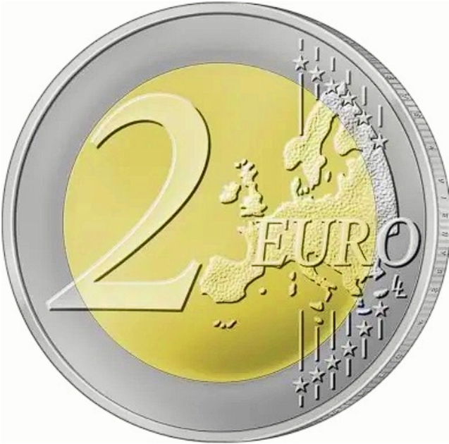 Монета Литвы Вместе с Украиной 2 Евро 2023 - Фото 3 Монета Литвы Вместе с Украиной 2 Евро 2023 - изображение 3