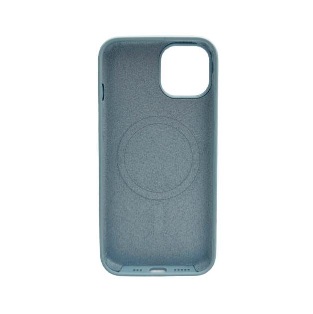 Защитный чехол-накладка Cosmic Silicone Case Magnetic для Apple iPhone 14 Sky Blue (SilMag14-45) - изображение 2