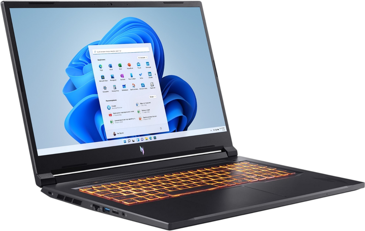 Laptop Acer Nitro V 17 AI ANV17-41-R9XF (NH.QZJEL.002) Obsidian Black - obraz 3