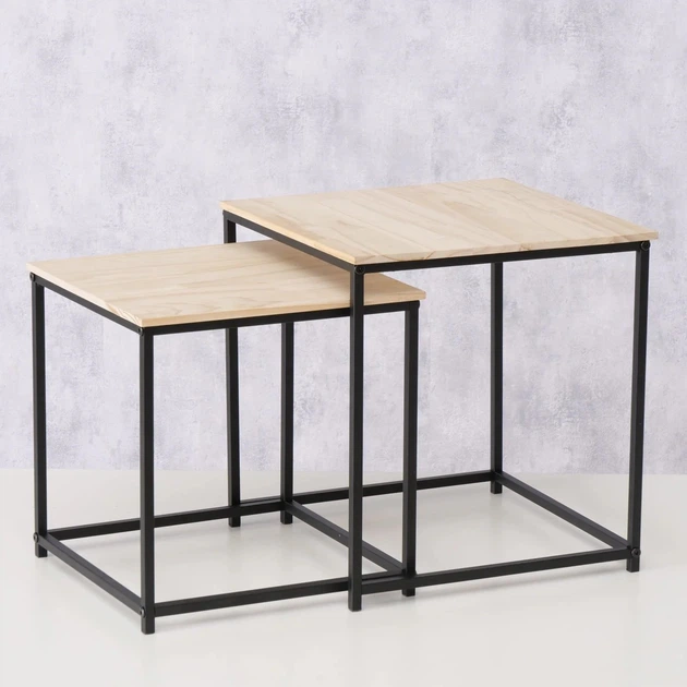 Zestaw stolików kawowych Boltze Boras 2 szt (4066076478088) - obraz 5