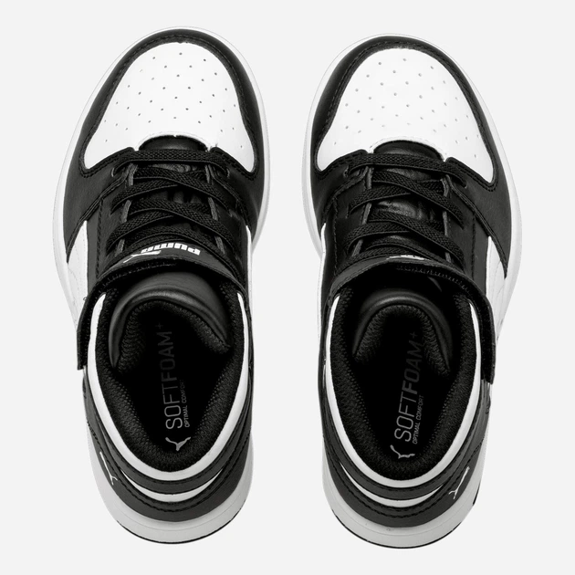 Дитячі демісезонні черевики для хлопчика Puma Rebound Layup SL V PS 37048801 33 (1UK) Чорні (4060981200222) - зображення 4