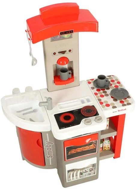 Kuchnia składana Smoby z kranem i palnikami elektrycznymi Walizka na kółkach (5903039747951) - obraz 3