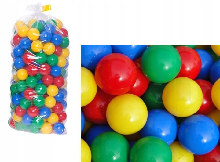 Piłeczki do suchego basenu LEAN Toys 100 szt Kolorowe (5900992003469) - obraz 3