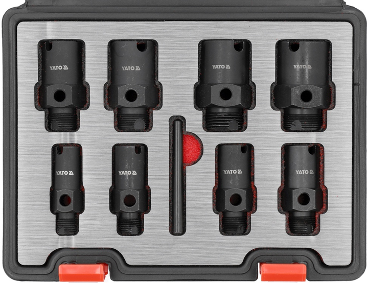 Набір для ремонту зовнішніх і внутрішніх різьб YATO YT-17600 9 шт (5906083104640) - зображення 1
