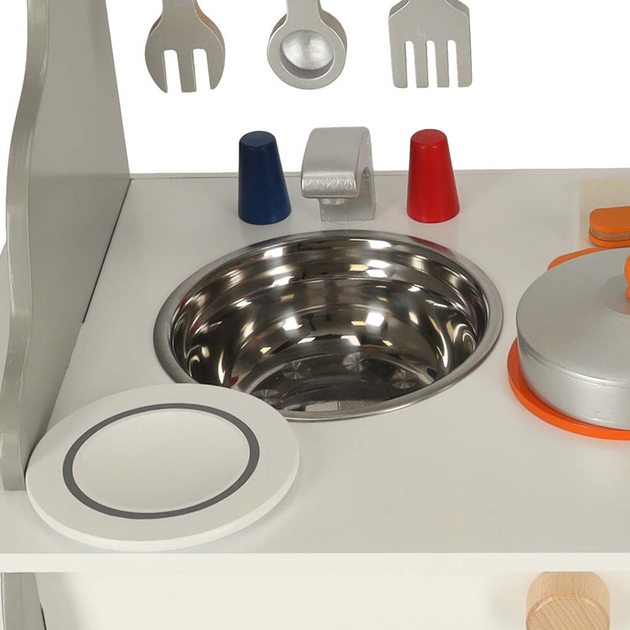 Kuchnia drewniana MDF Lulilo z piekarnikiem i akcesoriami 70 cm KX4626 (5903039739369) - obraz 10