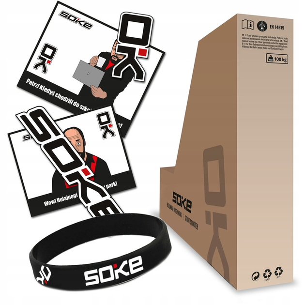 Hulajnoga wyczynowa Soke PRO Gold 1603 (5908220470328) - obraz 16