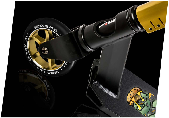 Hulajnoga wyczynowa Soke PRO Gold 1603-801221 (5903890618360) - obraz 7