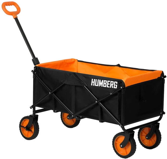 Wózek transportowy Humberg HM-513 składany z siatką 100 l (5903890632014) - obraz 1