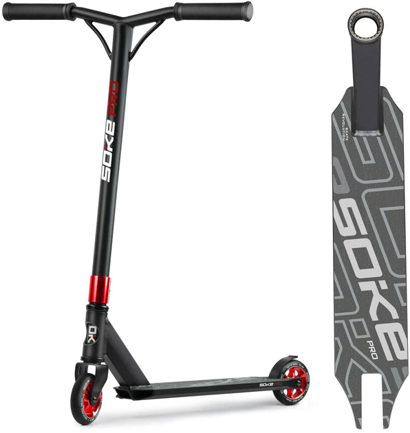 Hulajnoga wyczynowa Soke PRO Red 1602 (5908220470311) - obraz 2