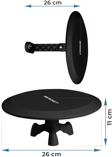 Антена внутрішня Berdsen BD-955 TV Ultra HD 4K Black (5903890629533) - зображення 3