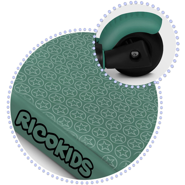 Hulajnoga trójkołowa Ricokids Todi Zielona (5903890624446) - obraz 10