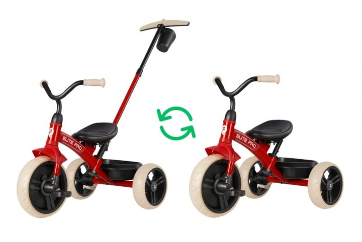 Триколісний велосипед Qplay Elite Pro Червоний 5903 (5061047480656) - зображення 6