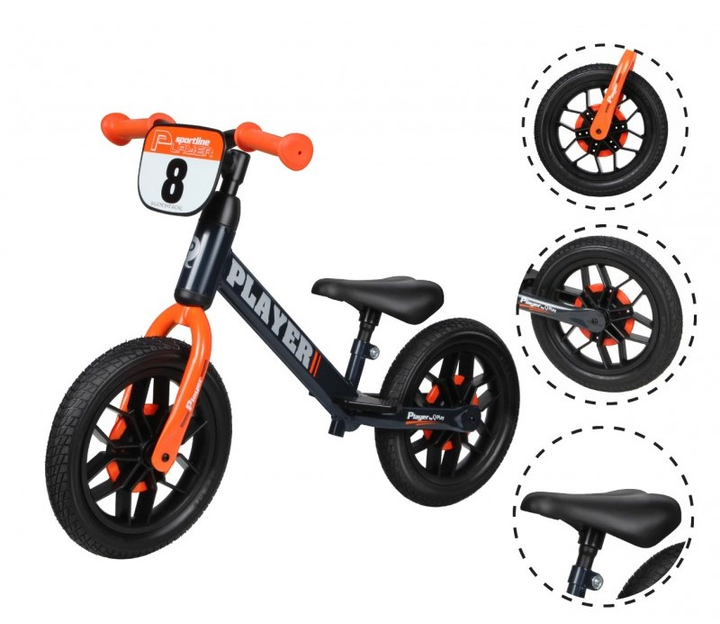 Біговел Qplay Player Помаранчевий 4099 (5061047481073) - зображення 9