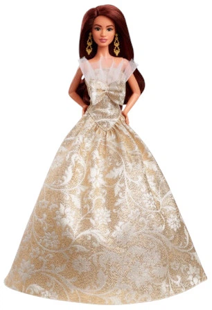 Колекційна лялька Barbie Святкова Брюнетка JBH97 (194735261086) - зображення 1