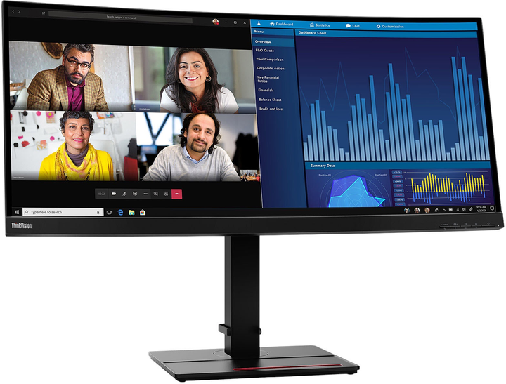 Монітор 34.1" Lenovo ThinkVision P34w-20 (LEN63F2RAT) - зображення 1