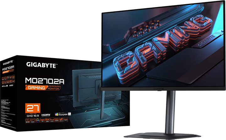 Монітор 27" Gigabyte MO27Q2A Gaming Monitor - зображення 9