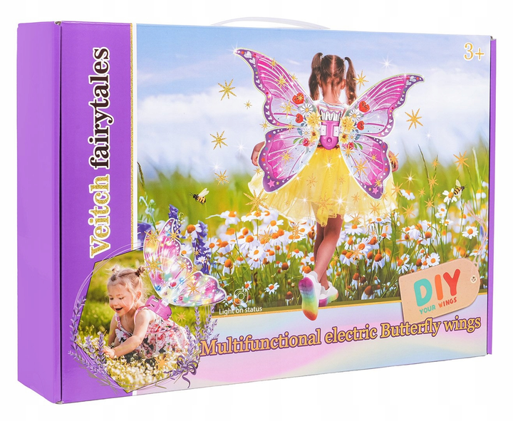 Zestaw do zabawy Zestaw skrzydeł motyla + spódniczka Żółta  ZDZ.D2403-1B (5903864971750) - obraz 1