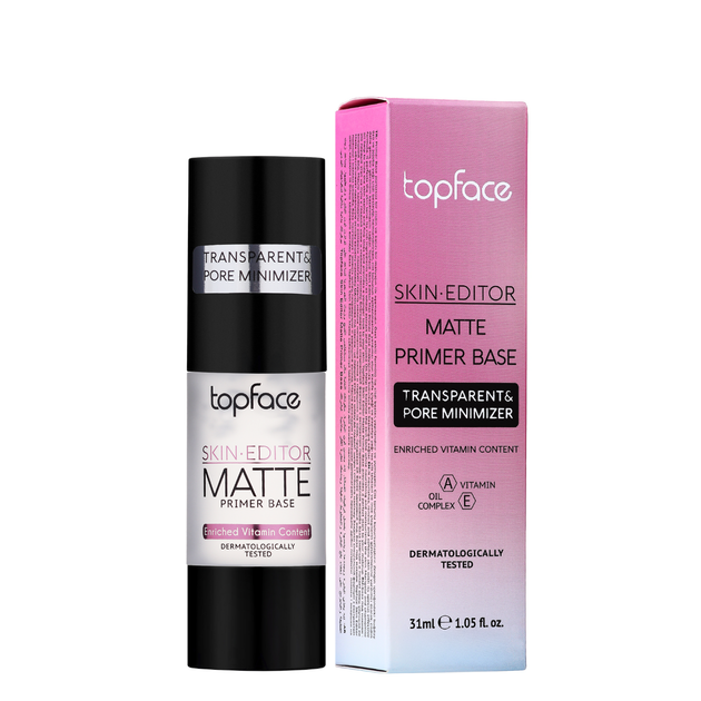 База під макіяж topface Skin Editor Matte Primer Base с матирующим эффектом № 02 Transparent - зображення 4