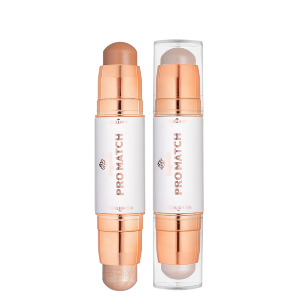 Хайлайтер і контур Bogenia Match Stick Highlighter & Contour (BG656) 002 Айворі Бронзовий - изображение 3