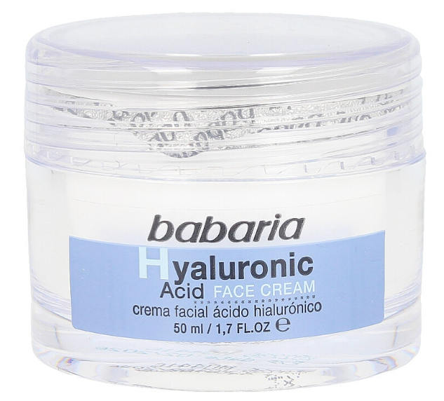Krem do twarzy Babaria Hyaluronic Acid 50 ml (8410412100243) - obraz 1