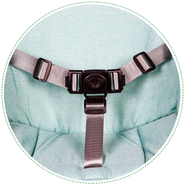 Стільчик для годування EcoToys складний Зелений (5903089066156) - зображення 12