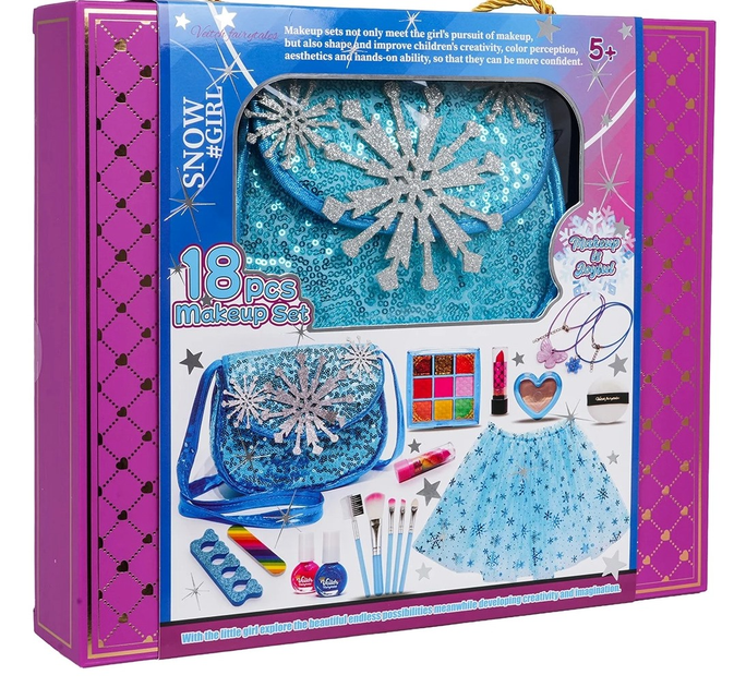 Набір для макіяжу + спідниця крижана Синя ZDZ.SR24015-1 (5903864971736) - зображення 1