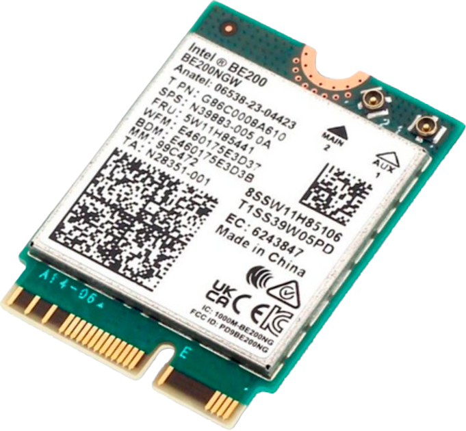 Karta sieciowa do serwerów Intel WI-FI 7 BE200 (BE200.NGWG) - obraz 2