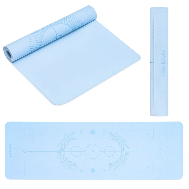 Килимок для фітнесу та йоги Spokey Mandala (5905339459374) - зображення 1