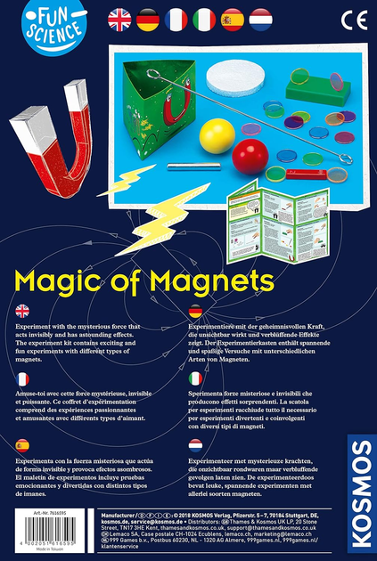 Набір для дослідження Kosmos Magic of Magnets Магія магнітів (617233) (4002051617233) - зображення 6