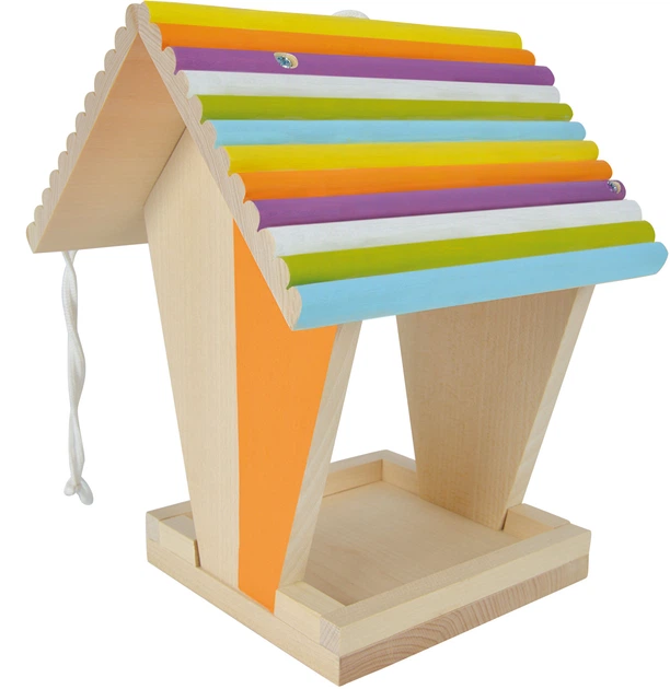 Годівниця для птахів Eichhorn дерев'яна 14 x 14 x 24 см (100004582) (4003046000887)  - зображення 2