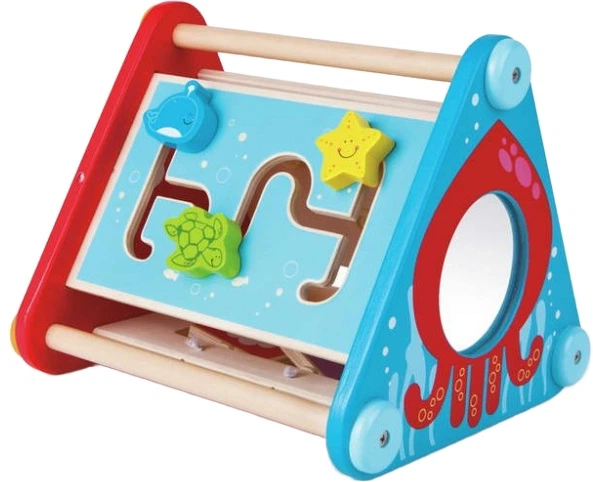 Дерев'яний бізібокс Hape 5 в 1 (E0434) (6943478011571) - зображення 2