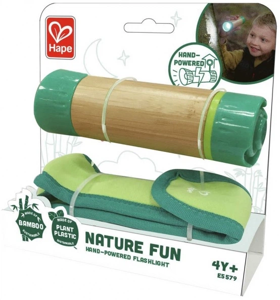 Механічний ліхтарик Hape Nature Fun з чохлом (E5579) (6943478027138) - зображення 1