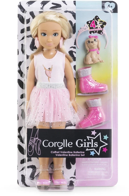 Лялька Corolle Girls Балерина Валентина з аксесуарами 28 см (9000600230) (4062013600239) - зображення 1