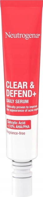 Serum do twarzy Neutrogena Clear and Defend+ na dzień 30 ml (3574661646510) - obraz 1