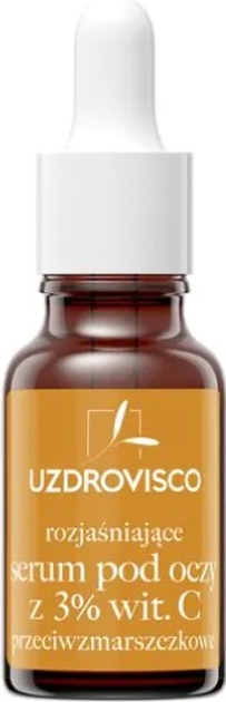 Сироватка для шкіри навколо очей Uzdrovisco Świetlik з вітаміном C 3% від зморшок 15 мл (5904917482308) - зображення 1