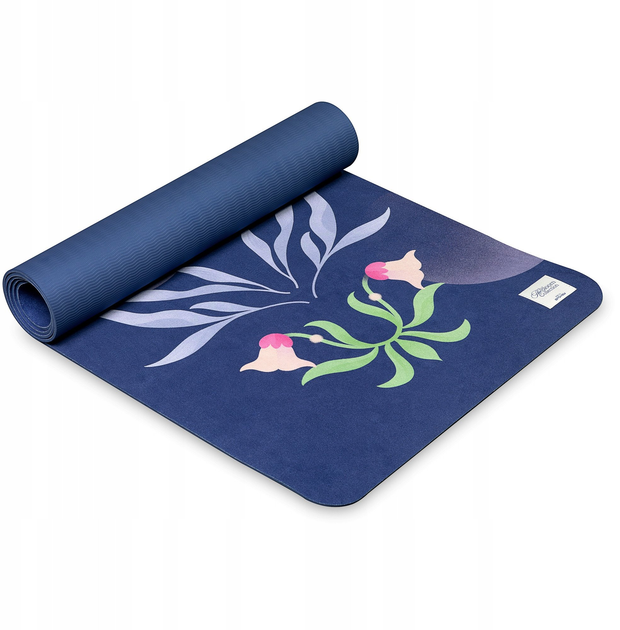Mata fitness do cwiczen i jogi Spokey THE BLOOM MAT (5905339444875) - obraz 5