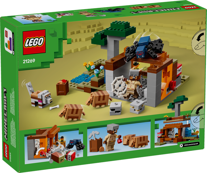 Конструктор Лего Майнкрафт Экспедиция в шахту броненосца Lego Minecraft 21269 - изображение 2