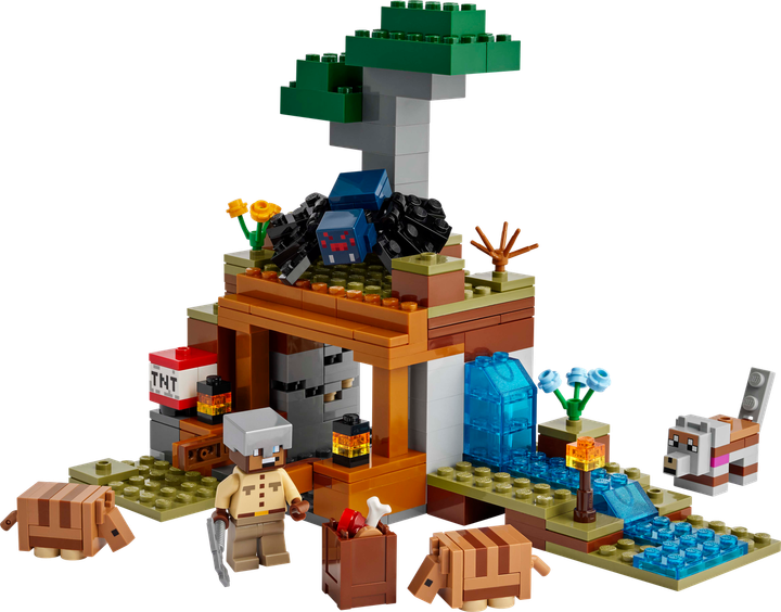 Конструктор Лего Майнкрафт Экспедиция в шахту броненосца Lego Minecraft 21269 - изображение 6
