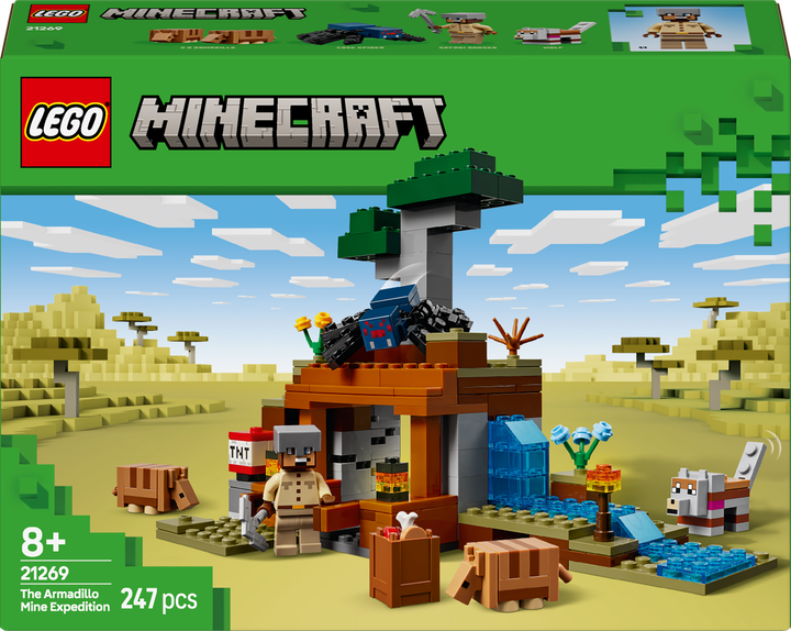 Конструктор Лего Майнкрафт Экспедиция в шахту броненосца Lego Minecraft 21269 - изображение 7