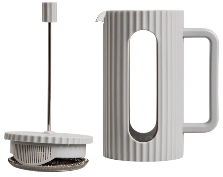 Чайник для заварювання кави і чаю Homla Essentials сірий 1 л (5906496741883) - зображення 3