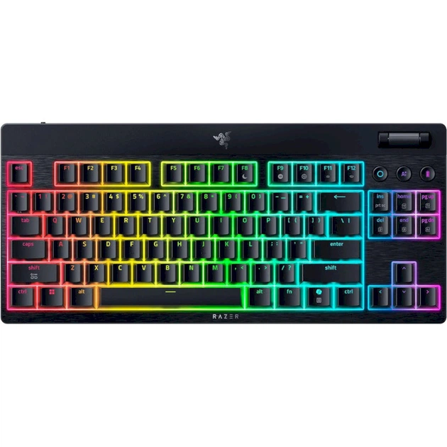 Клавіатура Razer BlackWidow V4 Low-Profile TKL Green switch (RZ03