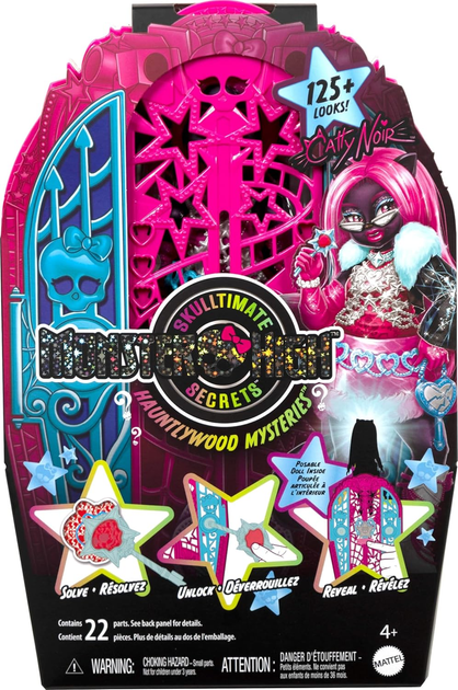 Кукла Монстер Хай Кэтти Нуар Тайны Жахлева Жахо-секреты Mattel Monster High Catty Noir JBG82 - Фото 2 Кукла Монстер Хай Кэтти Нуар Тайны Жахлева Жахо-секреты Mattel Monster High Catty Noir JBG82 - изображение 2