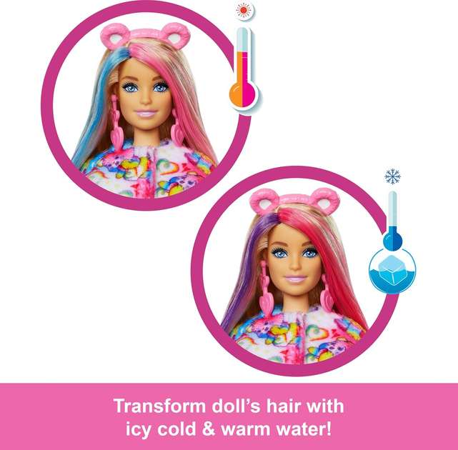 Кукла Барби в костюме Мишка Единство Нова Волна Barbie Cutie Reveal Care Bears JFV60 - Фото 4 Кукла Барби в костюме Мишка Единство Нова Волна Barbie Cutie Reveal Care Bears JFV60 - изображение 4