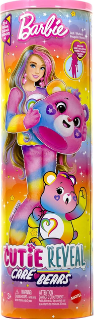 Кукла Барби в костюме Мишка Единство Нова Волна Barbie Cutie Reveal Care Bears JFV60 - Фото 6 Кукла Барби в костюме Мишка Единство Нова Волна Barbie Cutie Reveal Care Bears JFV60 - изображение 6