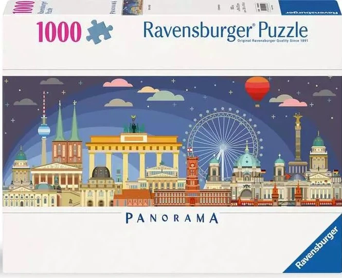 Пазл Ravensburger Panorama Берлін 1000 елементів 12000449 (4005555004493) - зображення 1
