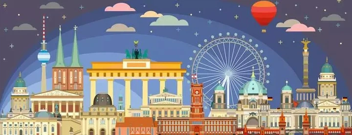 Пазл Ravensburger Panorama Берлін 1000 елементів 12000449 (4005555004493) - зображення 2