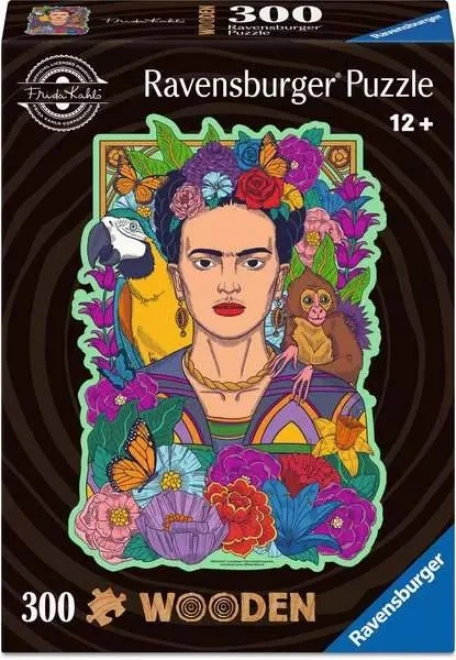 Puzzle drewniane Ravensburger Frida Kahlo 300 elementów 12001540 (4005555015406) - obraz 1