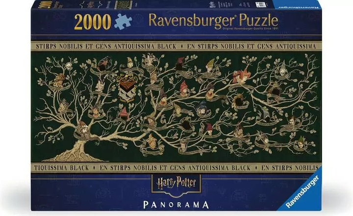 Пазл Ravensburger Панорама Гаррі Поттер Родовід 2000 елементів 17299 (4005556172993) - зображення 1
